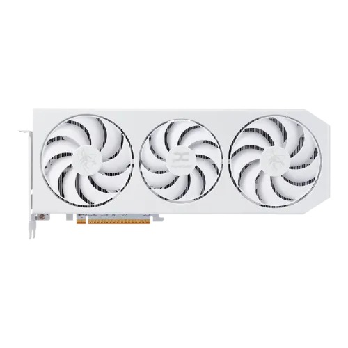 PowerColor Hellhound Spectral White AMD Radeon RX 9060 XT 16GB Graphics Card