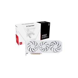 PowerColor Hellhound Spectral White AMD Radeon RX 9060 XT 16GB Graphics Card