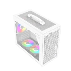 T-Wolf XPLENDER X5 WH ARGB Mini ITX Mini Tower Portable Casing White